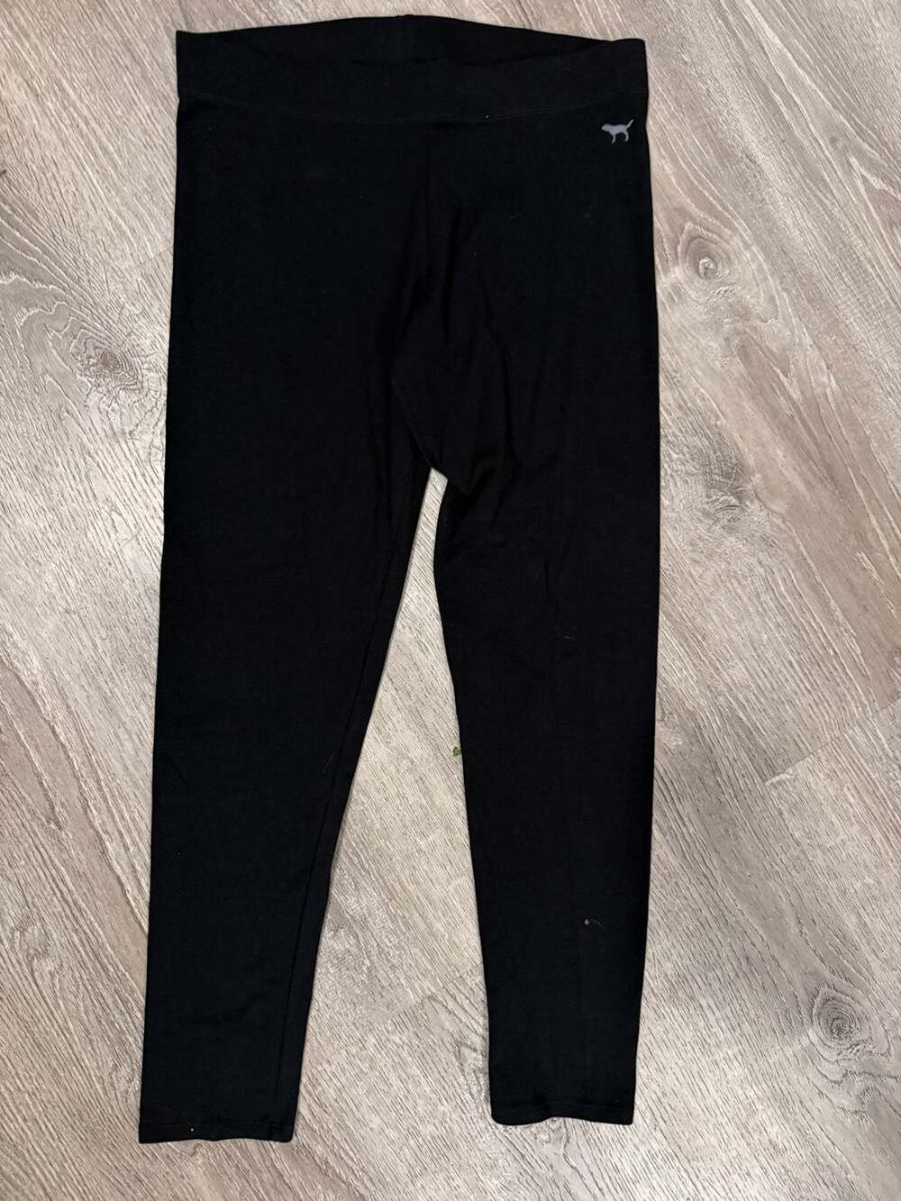 Victoria's Secret PINK Black Solid Leggings